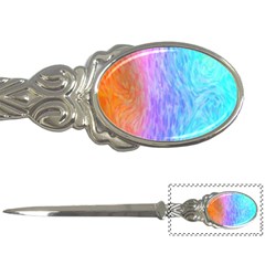 Aurora Rainbow Orange Pink Purple Blue Green Colorfull Letter Openers by Mariart