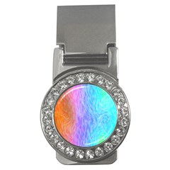 Aurora Rainbow Orange Pink Purple Blue Green Colorfull Money Clips (cz)  by Mariart