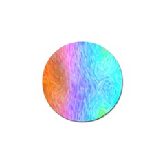 Aurora Rainbow Orange Pink Purple Blue Green Colorfull Golf Ball Marker