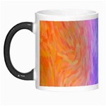 Aurora Rainbow Orange Pink Purple Blue Green Colorfull Morph Mugs Left