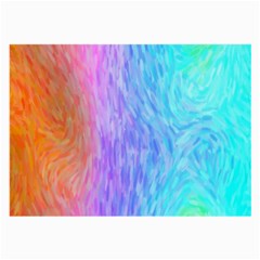 Aurora Rainbow Orange Pink Purple Blue Green Colorfull Large Glasses Cloth