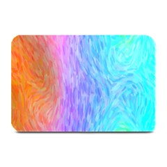 Aurora Rainbow Orange Pink Purple Blue Green Colorfull Plate Mats by Mariart