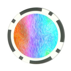 Aurora Rainbow Orange Pink Purple Blue Green Colorfull Poker Chip Card Guard (10 Pack) by Mariart