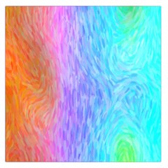 Aurora Rainbow Orange Pink Purple Blue Green Colorfull Large Satin Scarf (square) by Mariart