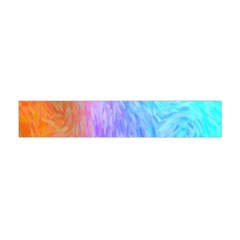 Aurora Rainbow Orange Pink Purple Blue Green Colorfull Flano Scarf (mini)