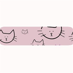 Cat Pattern Face Smile Cute Animals Beauty Large Bar Mats