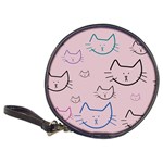 Cat Pattern Face Smile Cute Animals Beauty Classic 20-CD Wallets Front