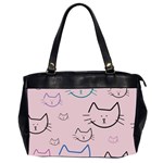 Cat Pattern Face Smile Cute Animals Beauty Office Handbags (2 Sides)  Front