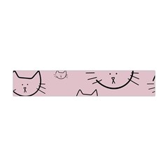 Cat Pattern Face Smile Cute Animals Beauty Flano Scarf (mini) by Mariart