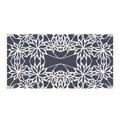 Blue White Lace Flower Floral Star Satin Wrap by Mariart