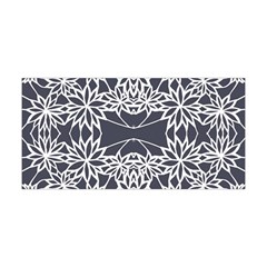 Blue White Lace Flower Floral Star Yoga Headband by Mariart