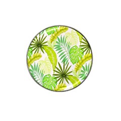 Amazon Forest Natural Green Yellow Leaf Hat Clip Ball Marker by Mariart