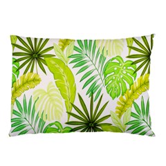 Amazon Forest Natural Green Yellow Leaf Pillow Case