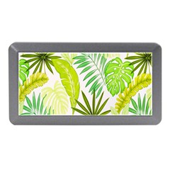 Amazon Forest Natural Green Yellow Leaf Memory Card Reader (mini)