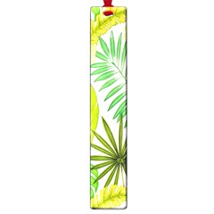 Amazon Forest Natural Green Yellow Leaf Large Book Marks