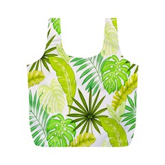 Amazon Forest Natural Green Yellow Leaf Full Print Recycle Bags (m)  by Mariart