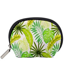 Amazon Forest Natural Green Yellow Leaf Accessory Pouches (small)  by Mariart