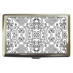 Black Psychedelic Pattern Cigarette Money Cases