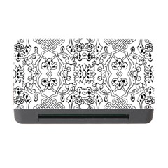 Black Psychedelic Pattern Memory Card Reader With Cf by Mariart