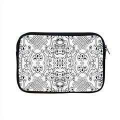 Black Psychedelic Pattern Apple Macbook Pro 15  Zipper Case by Mariart