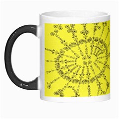 Yellow Flower Floral Circle Sexy Morph Mugs by Mariart