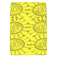 Yellow Flower Floral Circle Sexy Flap Covers (s) 