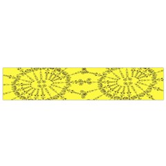 Yellow Flower Floral Circle Sexy Flano Scarf (small) by Mariart