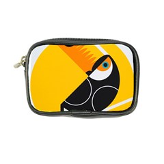 Cute Toucan Bird Cartoon Yellow Black Coin Purse by Mariart