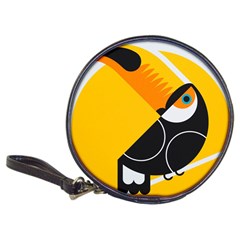 Cute Toucan Bird Cartoon Yellow Black Classic 20-cd Wallets