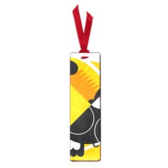 Cute Toucan Bird Cartoon Yellow Black Small Book Marks