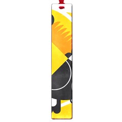 Cute Toucan Bird Cartoon Yellow Black Large Book Marks by Mariart