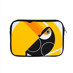 Cute Toucan Bird Cartoon Yellow Black Apple Macbook Pro 15  Zipper Case