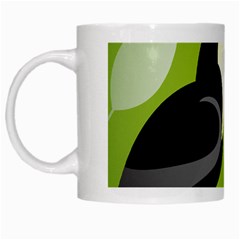 Cute Toucan Bird Cartoon Fly Yellow Green Black Animals White Mugs by Mariart