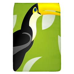 Cute Toucan Bird Cartoon Fly Yellow Green Black Animals Flap Covers (s) 