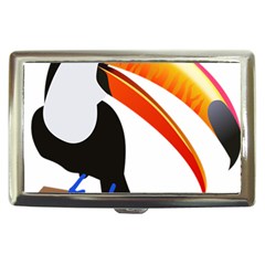 Cute Toucan Bird Cartoon Fly Cigarette Money Cases