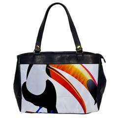 Cute Toucan Bird Cartoon Fly Office Handbags