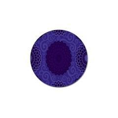 Flower Floral Sunflower Blue Purple Leaf Wave Chevron Beauty Sexy Golf Ball Marker (10 Pack) by Mariart