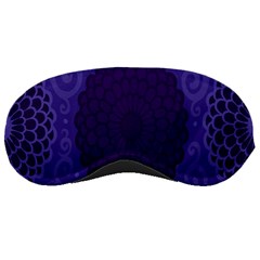 Flower Floral Sunflower Blue Purple Leaf Wave Chevron Beauty Sexy Sleeping Masks by Mariart