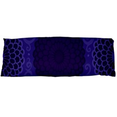 Flower Floral Sunflower Blue Purple Leaf Wave Chevron Beauty Sexy Body Pillow Case Dakimakura (two Sides) by Mariart