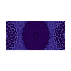 Flower Floral Sunflower Blue Purple Leaf Wave Chevron Beauty Sexy Yoga Headband by Mariart