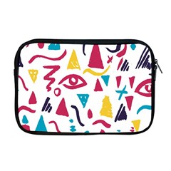 Eye Triangle Wave Chevron Red Yellow Blue Apple Macbook Pro 17  Zipper Case