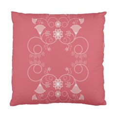 Flower Floral Leaf Pink Star Sunflower Standard Cushion Case (one Side)