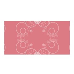 Flower Floral Leaf Pink Star Sunflower Satin Wrap by Mariart