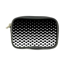 Gradient Circle Round Black Polka Coin Purse by Mariart