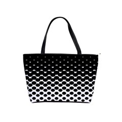 Gradient Circle Round Black Polka Shoulder Handbags