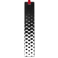 Gradient Circle Round Black Polka Large Book Marks