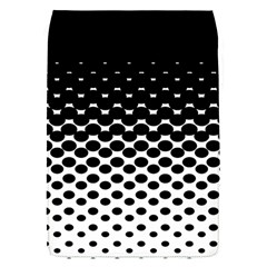 Gradient Circle Round Black Polka Flap Covers (s) 