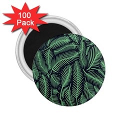 Coconut Leaves Summer Green 2 25  Magnets (100 Pack)  by Mariart