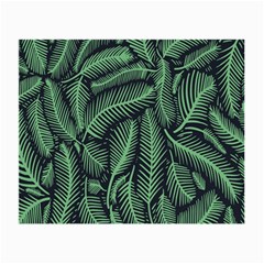 Coconut Leaves Summer Green Small Glasses Cloth by Mariart