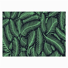 Coconut Leaves Summer Green Large Glasses Cloth